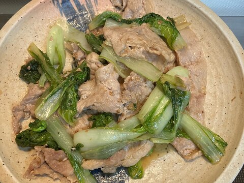 豚肉とミリーナの和風炒め^_^